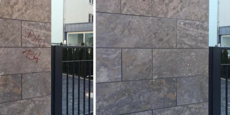 Graffiti-Entfernung und Graffiti-Schutz