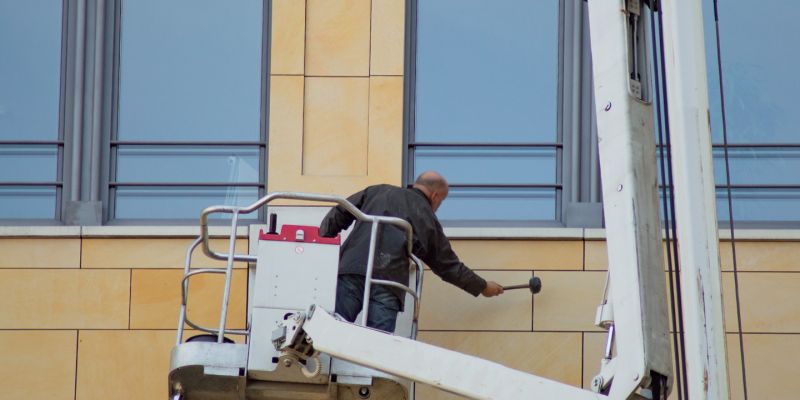 Bauabnahme Natursteinfassade